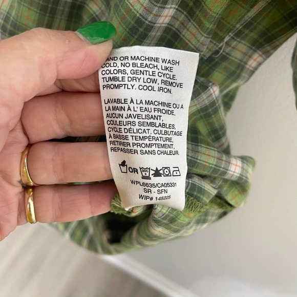 Woolrich men's size large shirt button down short sleeve casual untucked tucked - Picture 8 of 14